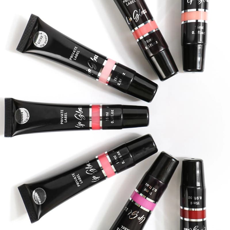 24 Colors | Shimmer Lip Gloss Manufacturer - Glitter Formulation
