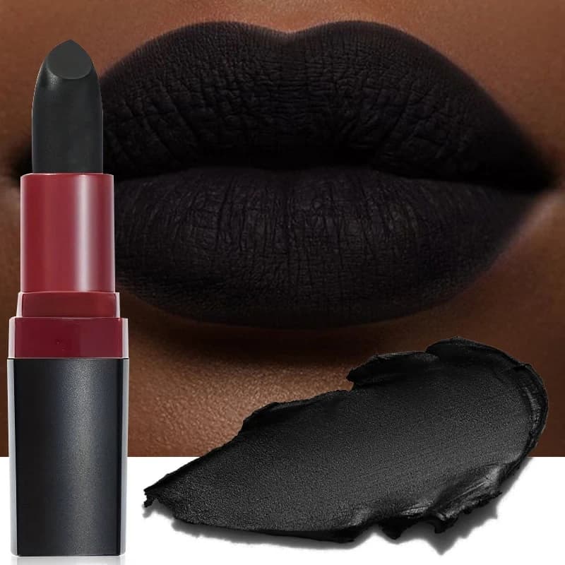 Black Lipstick | Lipstick Manufacturer - Glitter Formulation