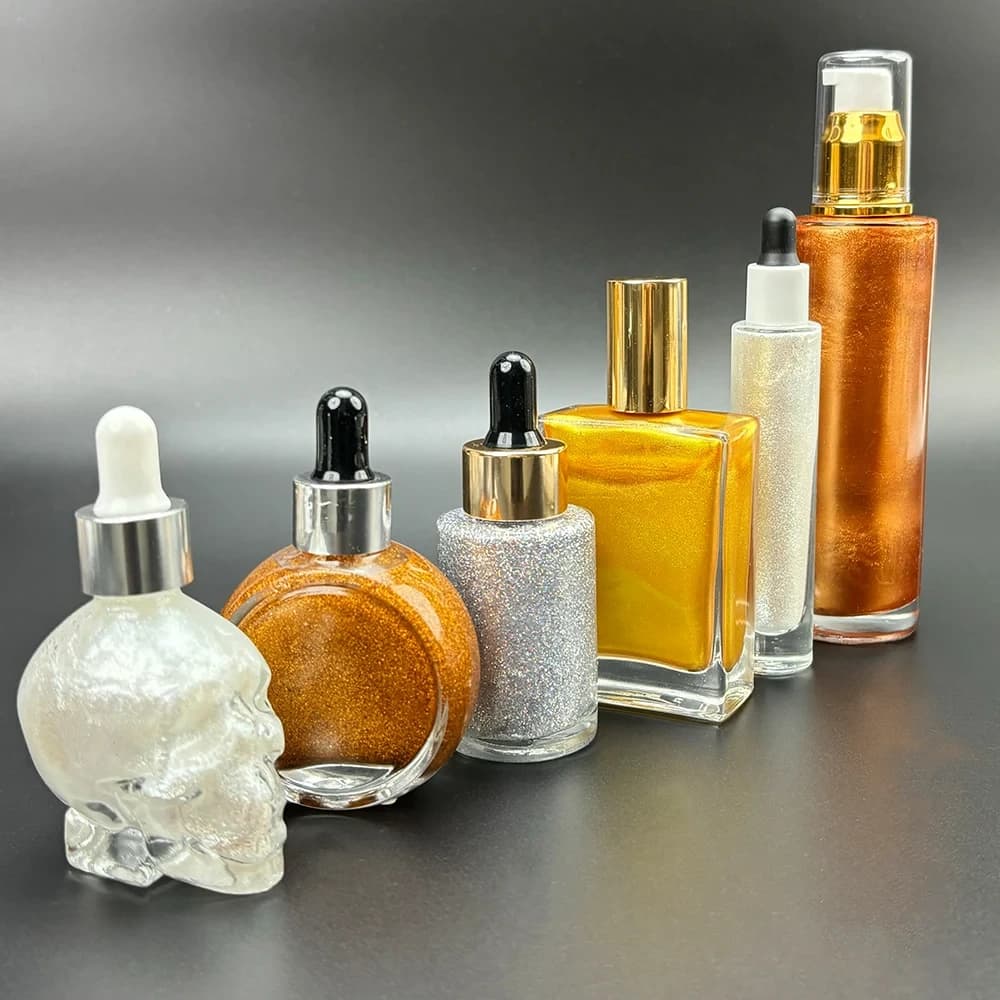 Cosmetics | Body Shimmer Oil Manufacturer - Glitter Formulation
