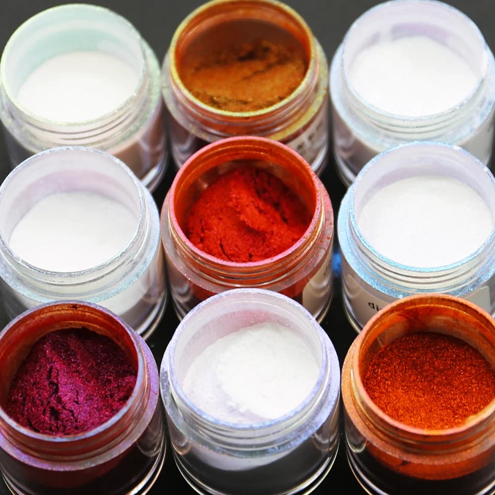 Velvet Pearlescent White & Metallic