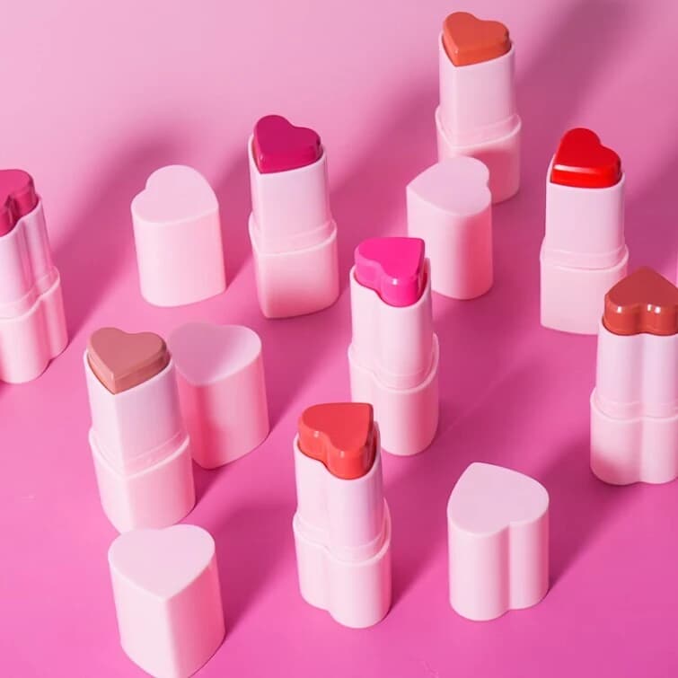 Heart Shape | Shimmer Blush Manufacturer - Glitter Formulation