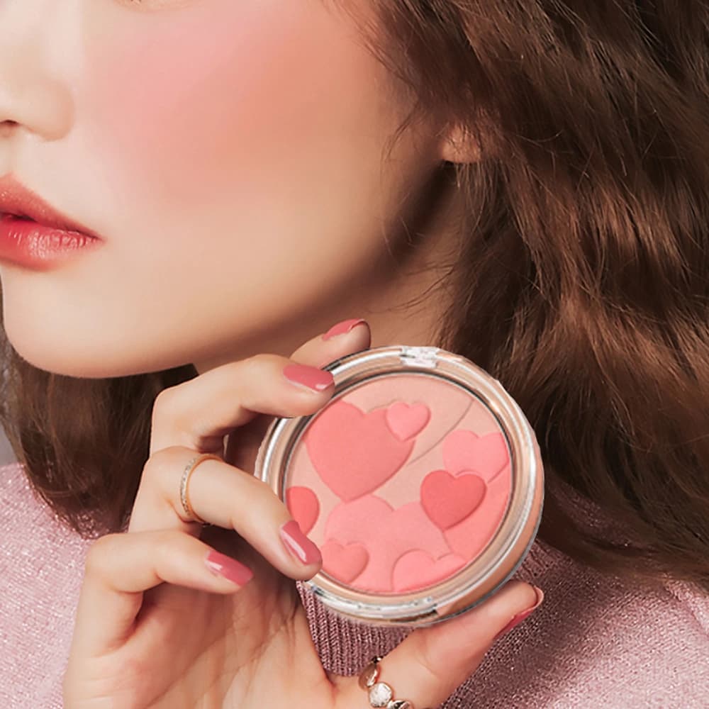 Heart Shaped | Shimmer Blush Manufacturer - Glitter Formulation