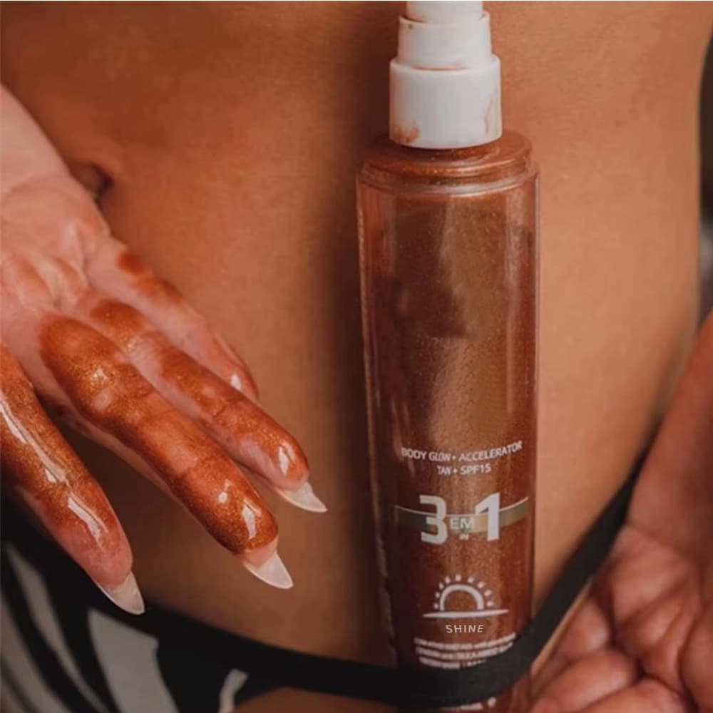 100ml Glow | Body Shimmer Oil Manufacturer - MLMGlitter