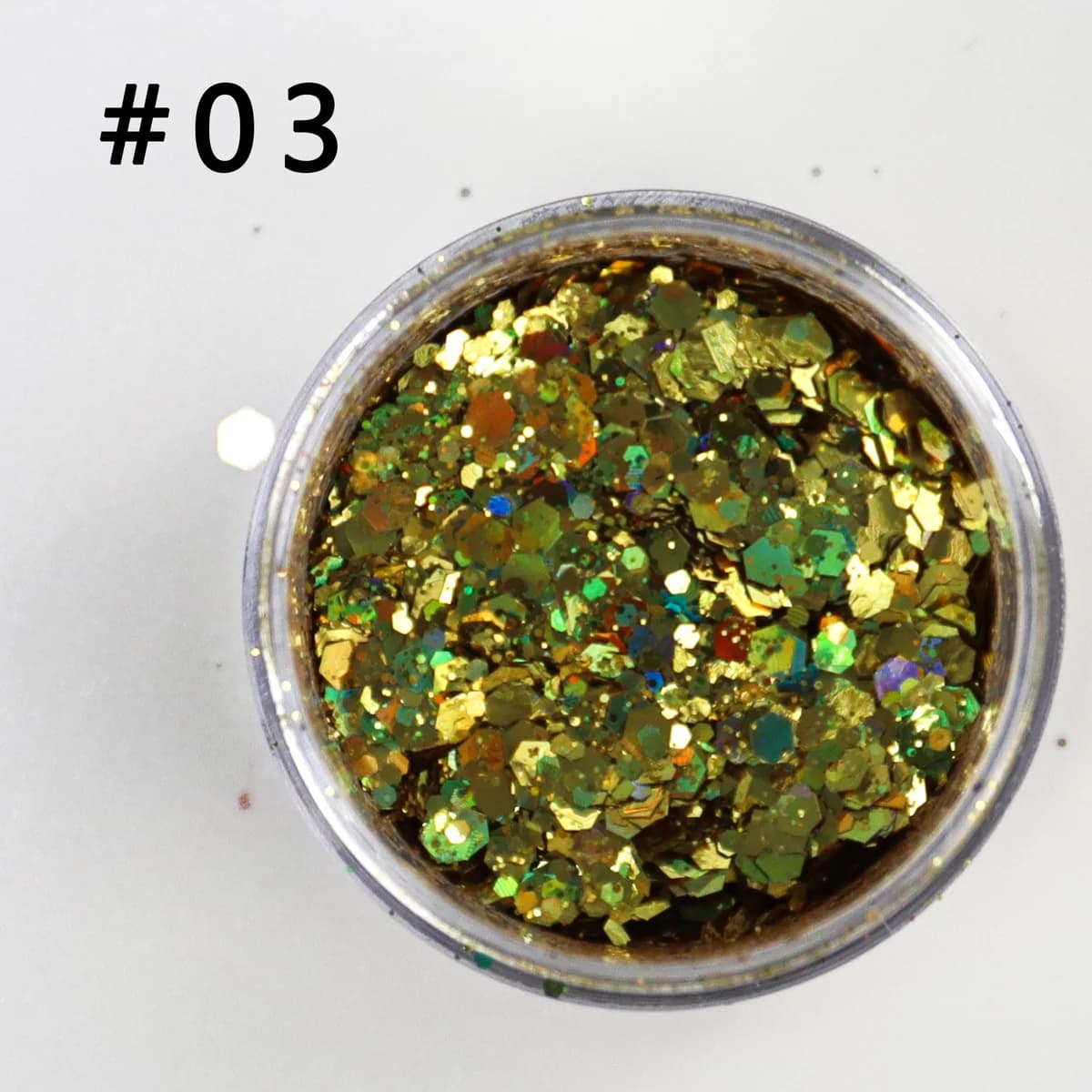 Chameleon Color-Shift PET Glitter Flakes AST-0012