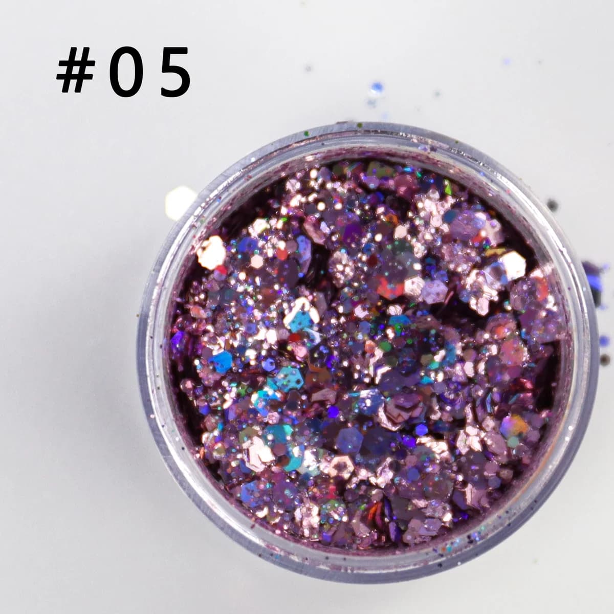 Chameleon Color-Shift PET Glitter Flakes AST-0014