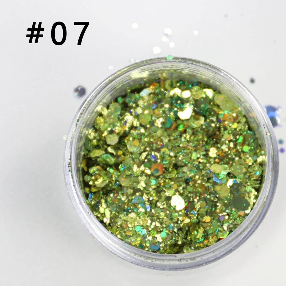 Plant-Derived Biodegradable Eco Glitter Flakes AST-0143 specimen thumbnail 3