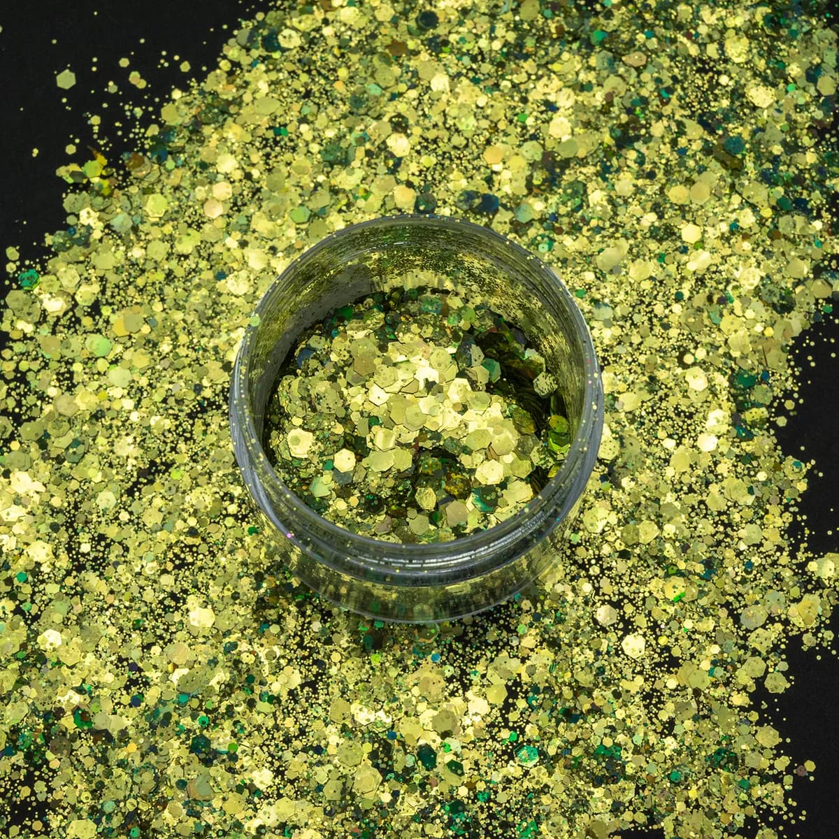 Specular Metallic Mirror PET Glitter Flakes AST-0026