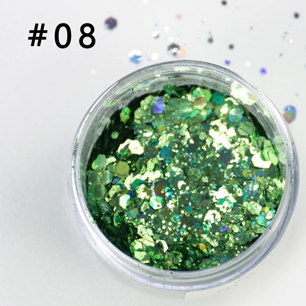 Chameleon Color-Shift PET Glitter Flakes AST-0008 specimen thumbnail 3