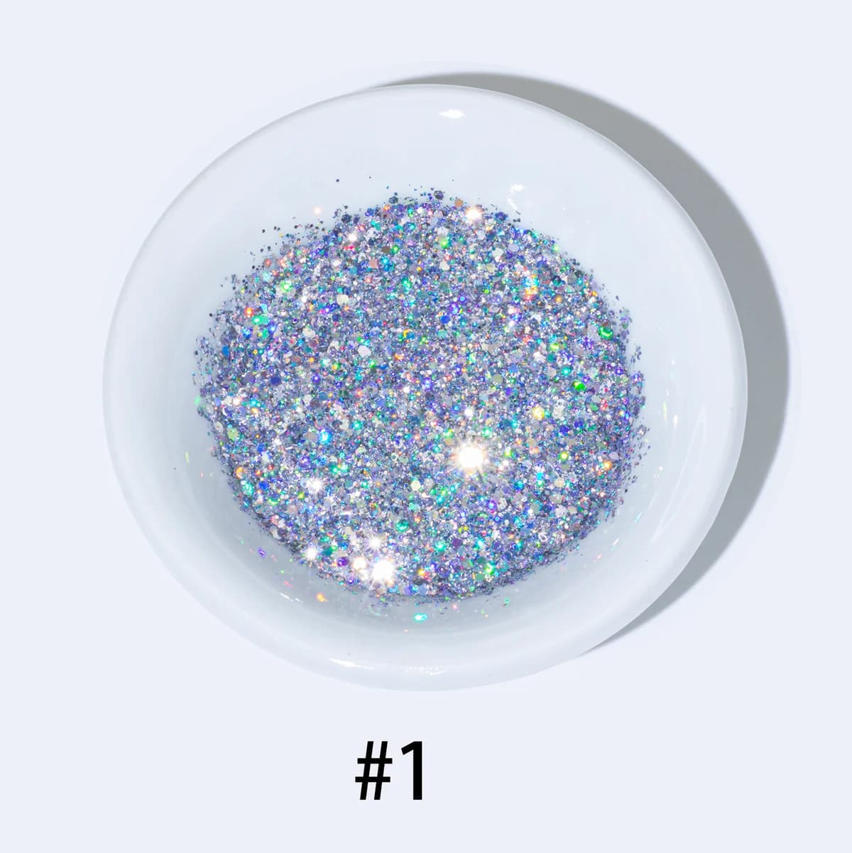 Holographic Laser PET Glitter Flakes AST-0824