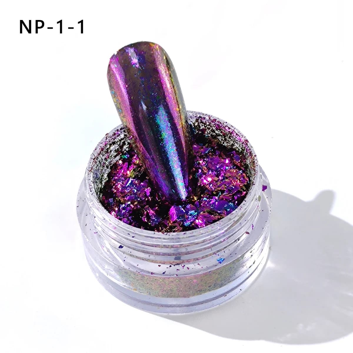Fluorescent UV Reactive Neon PET Glitter AST-3084 specimen thumbnail 4