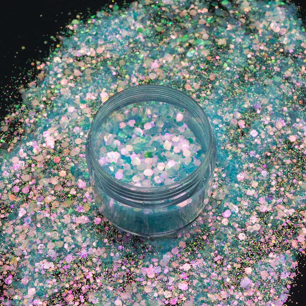 Fluorescent UV Reactive Neon PET Glitter AST-3066 specimen thumbnail 4