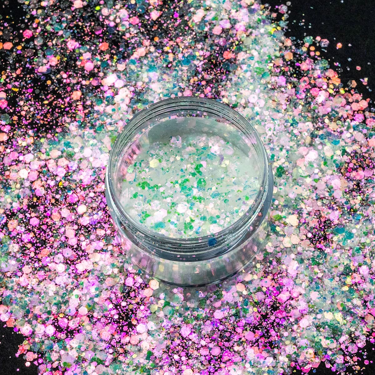 Fluorescent UV Reactive Neon PET Glitter AST-3115 specimen thumbnail 4