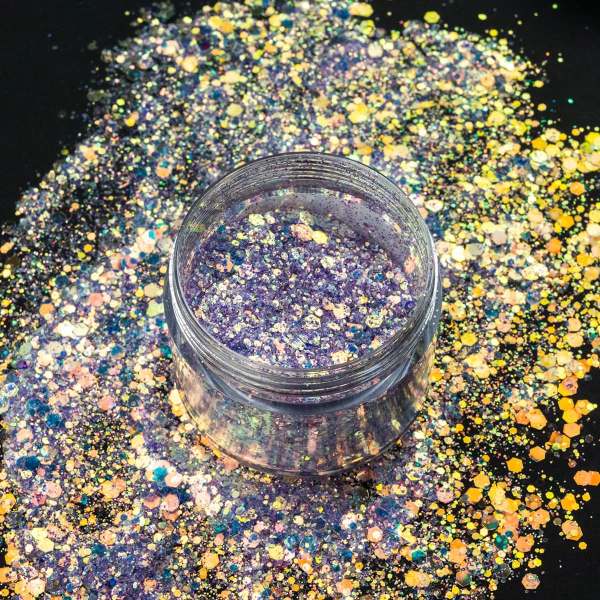 Fluorescent UV Reactive Neon PET Glitter AST-3120 specimen thumbnail 2