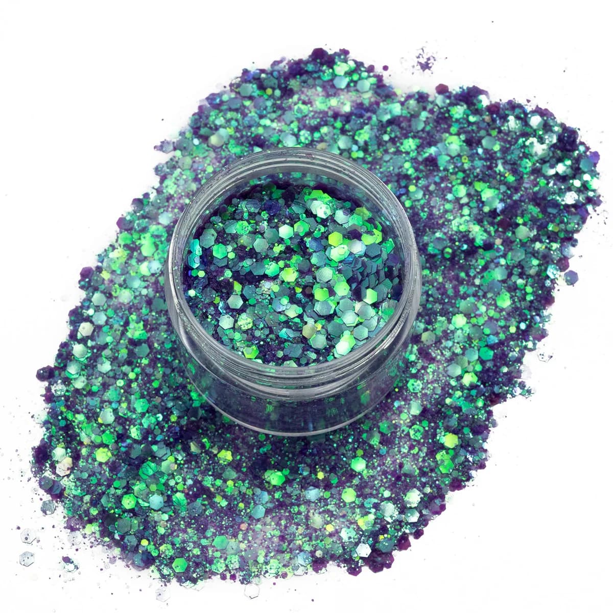 Fluorescent UV Reactive Neon PET Glitter AST-3067
