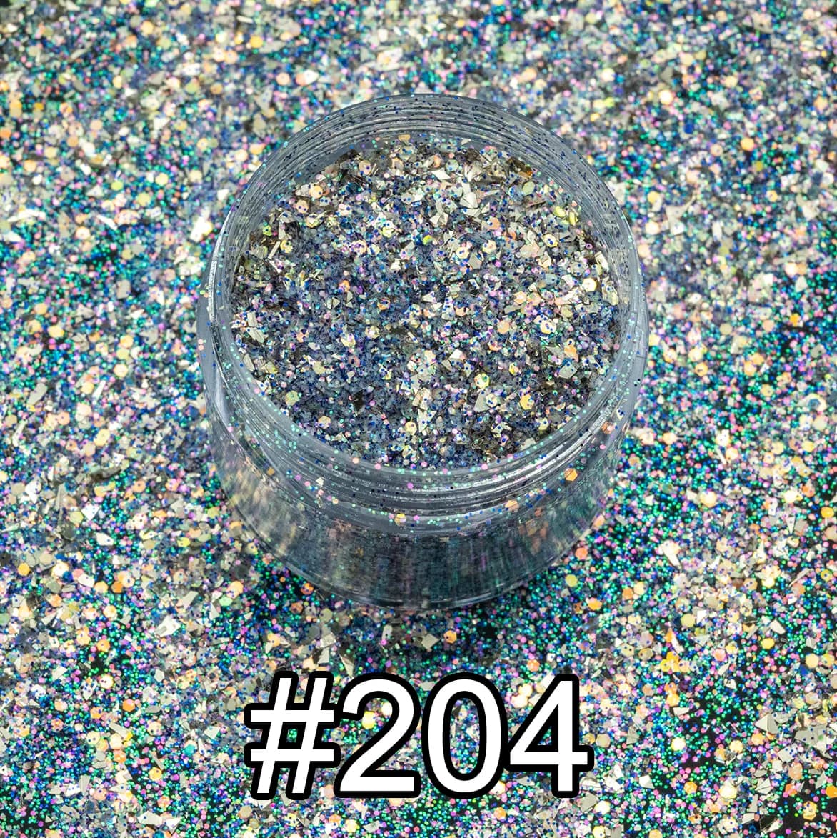 Fluorescent UV Reactive Neon PET Glitter AST-3072