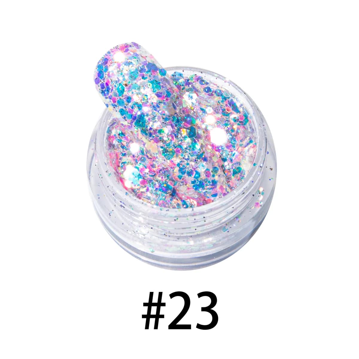 Specular Metallic Mirror PET Glitter Flakes AST-0023 specimen thumbnail 5