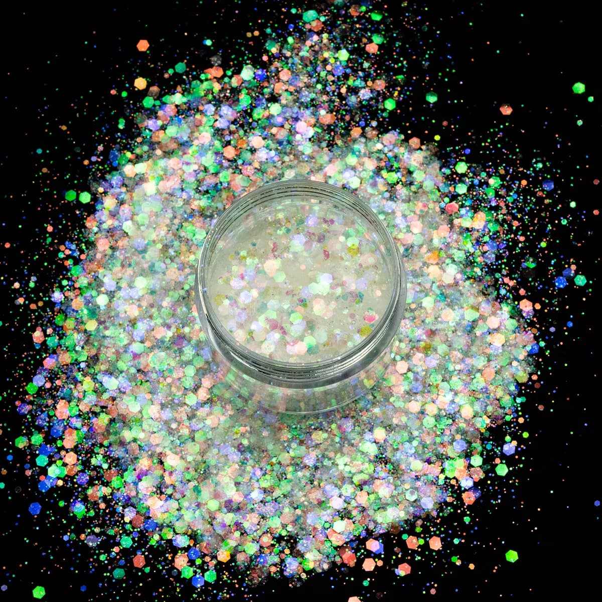 Specular Metallic Mirror PET Glitter Flakes AST-0031 specimen thumbnail 4