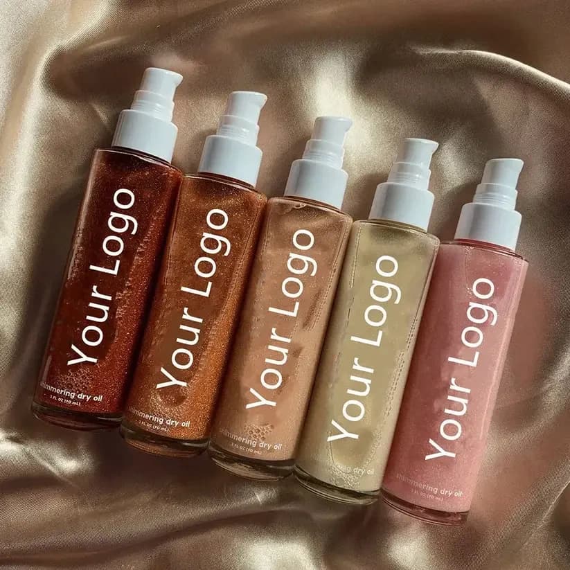 Dry Shiny | Body Shimmer Oil Manufacturer - MLMGlitter