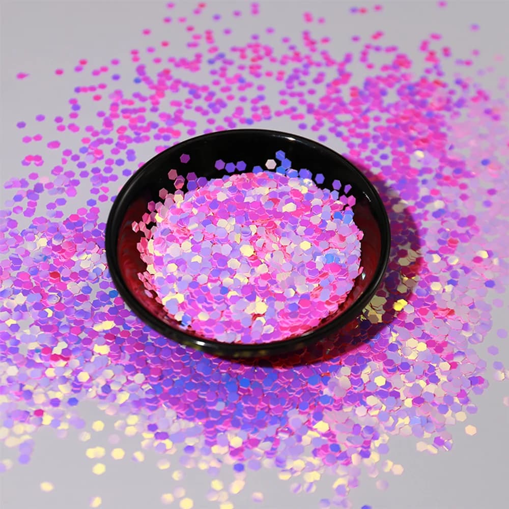 Iridescent Pink-Gold Shift