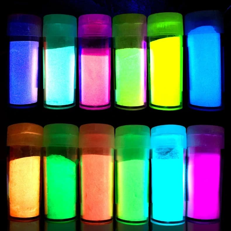 Glitter Supplier Customizes High Brightness Glow In The Dark Luminous Paint Pigment,Glow Paint Pigment Powder Nail Glow In The Dark Pigment Formulation
