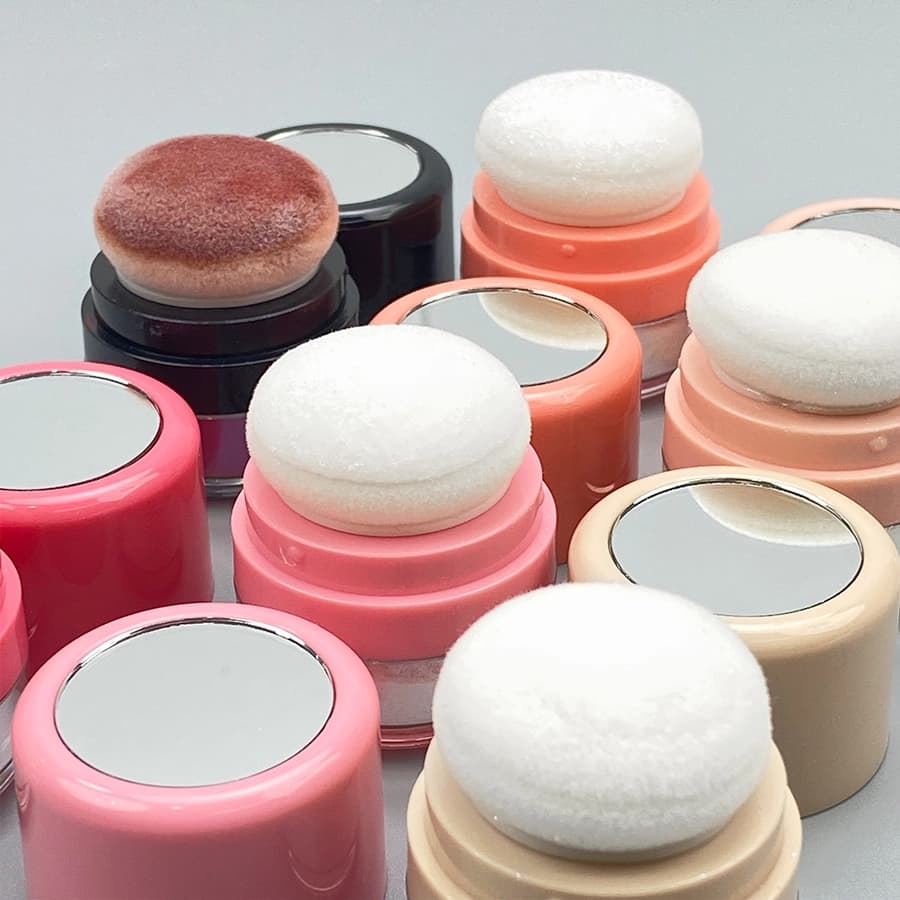 Mlm Custom Makeup Magic And Simple Highlighting Cosmetics Face Body Shimmer Private Label Patting Powder Shimmer Setting Powder