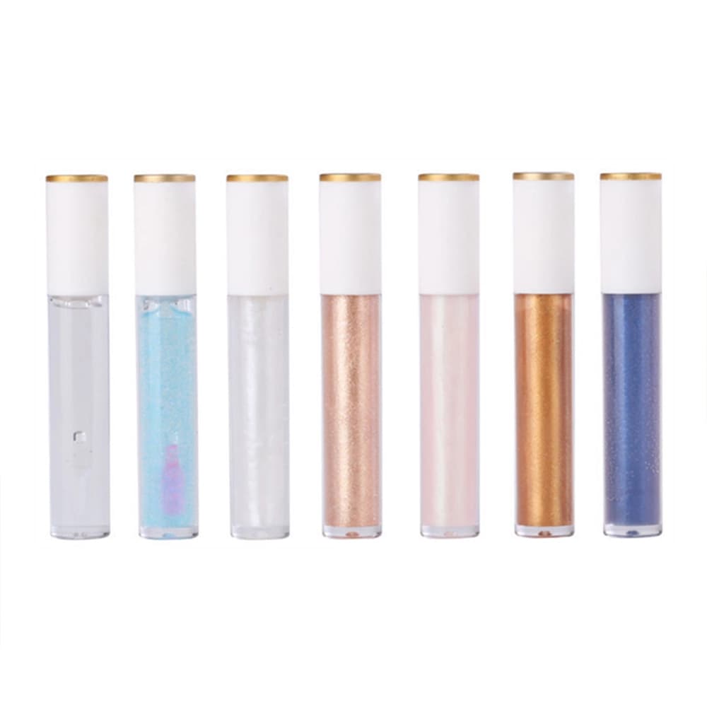 New Arrival Long-lasting High Pigment Vegan Cruelty-free Shimmer Tasty Flavored Plumping Glitter Lip Gloss Formulation