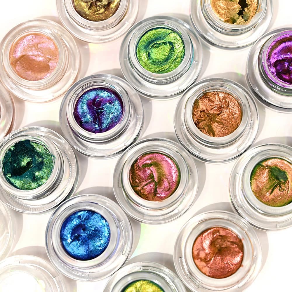 Makeup Supplier Custom Logo Shiny Chameleon Pigment Multicolor Cream Eyeshadow Gel Formulation