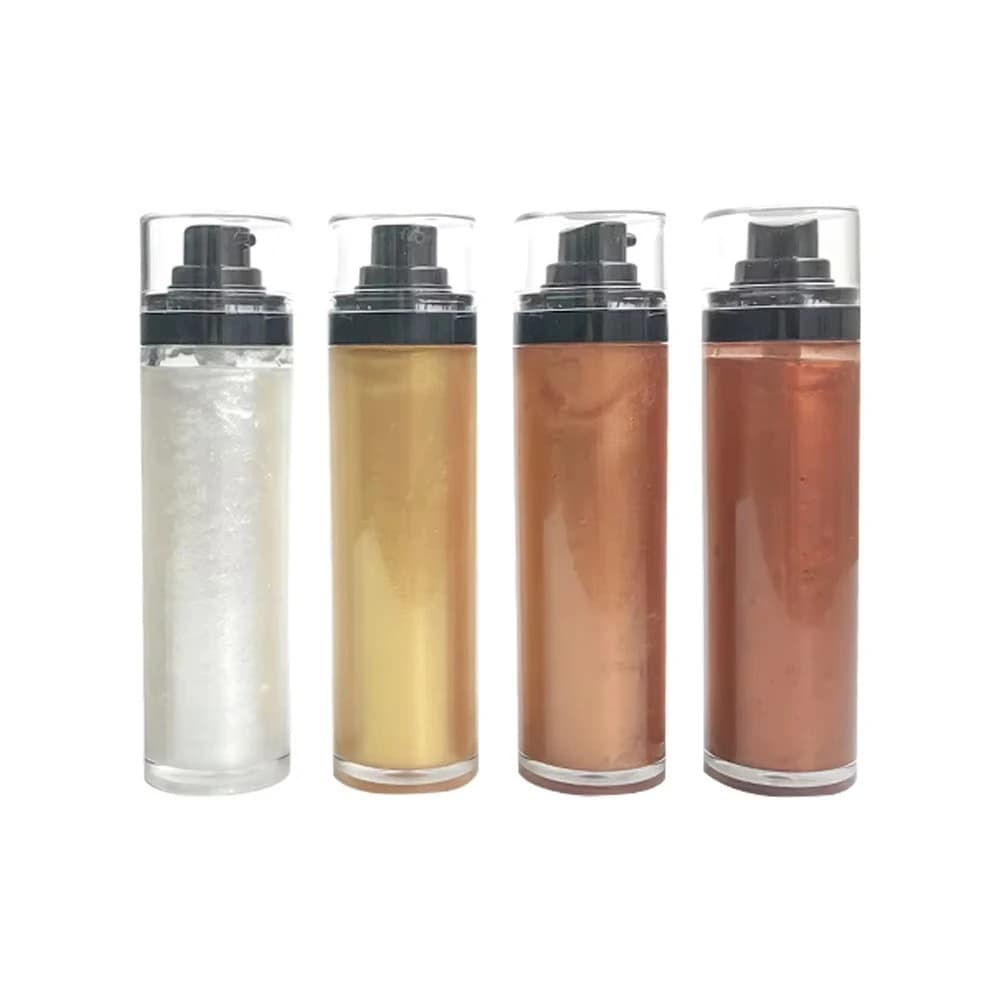 Mlm Private Logo Body Shimmer Oil Perfume Oil Flavor & Fragrance Spray Face Makeup Liquid Brighten Body Shimmer Oil