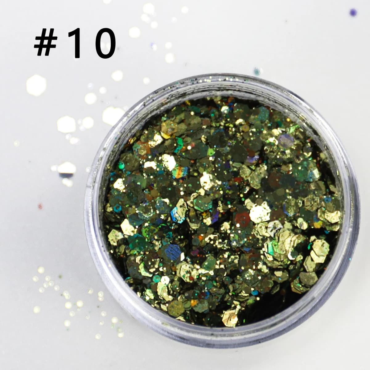 Chameleon Color-Shift PET Glitter Flakes AST-1664