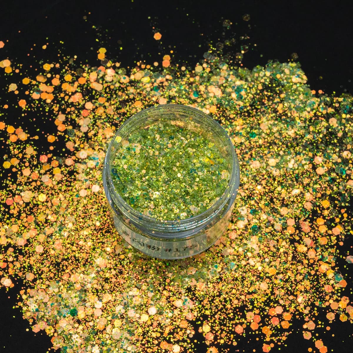 Specular Metallic Mirror PET Glitter Flakes AST-3014
