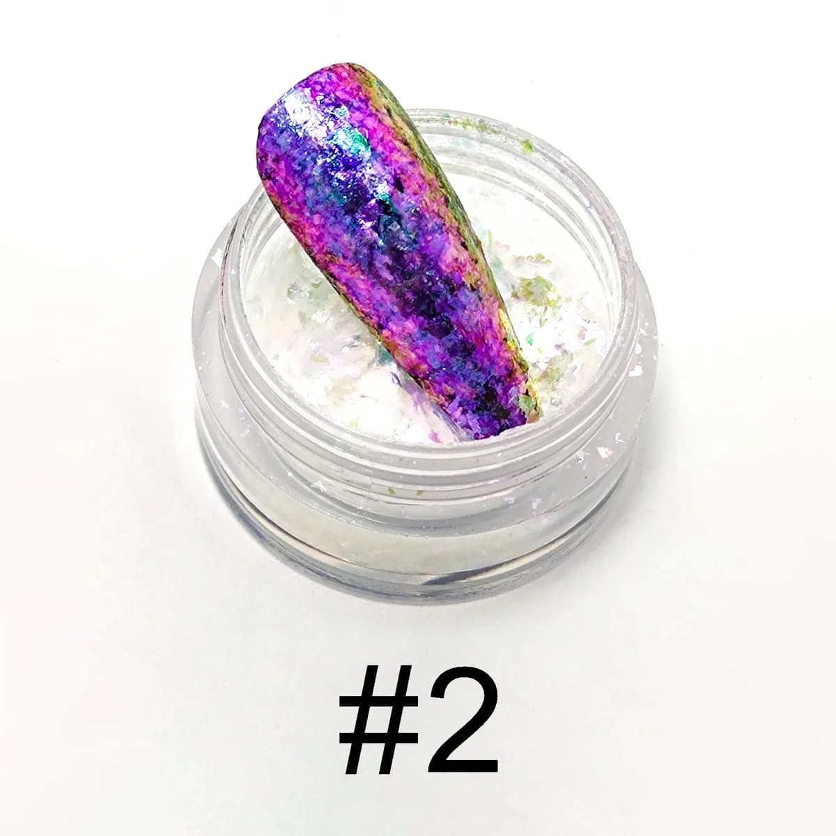 Specular Metallic Mirror PET Glitter Flakes AST-2417 Raw Bulk Formulation