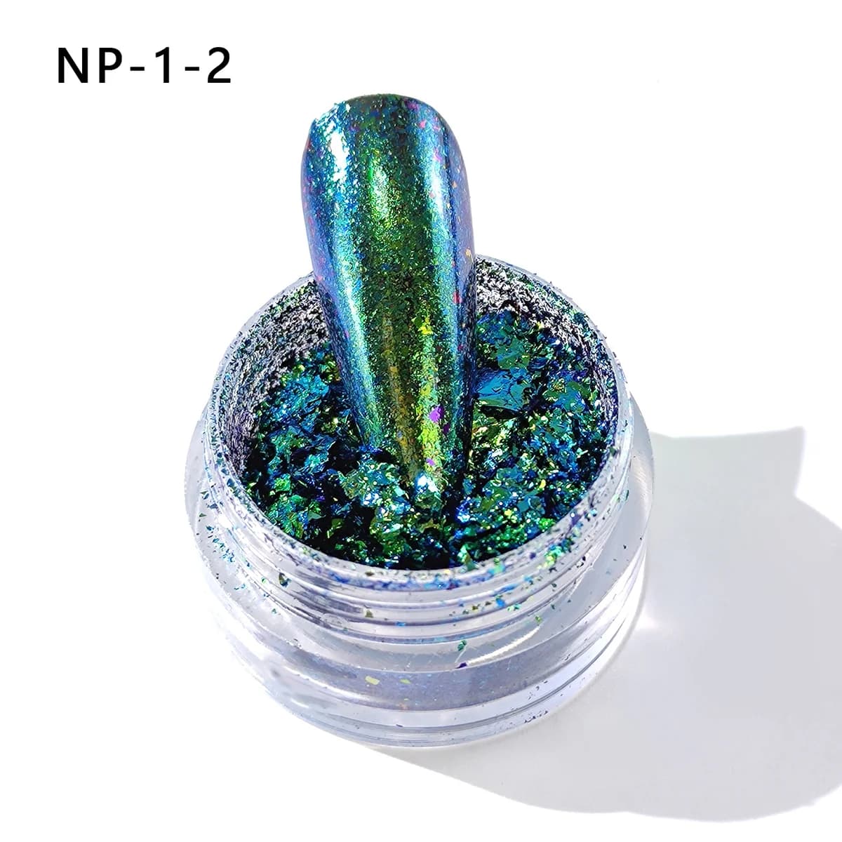 Specular Metallic Mirror PET Glitter Flakes AST-2420 Raw Bulk Formulation