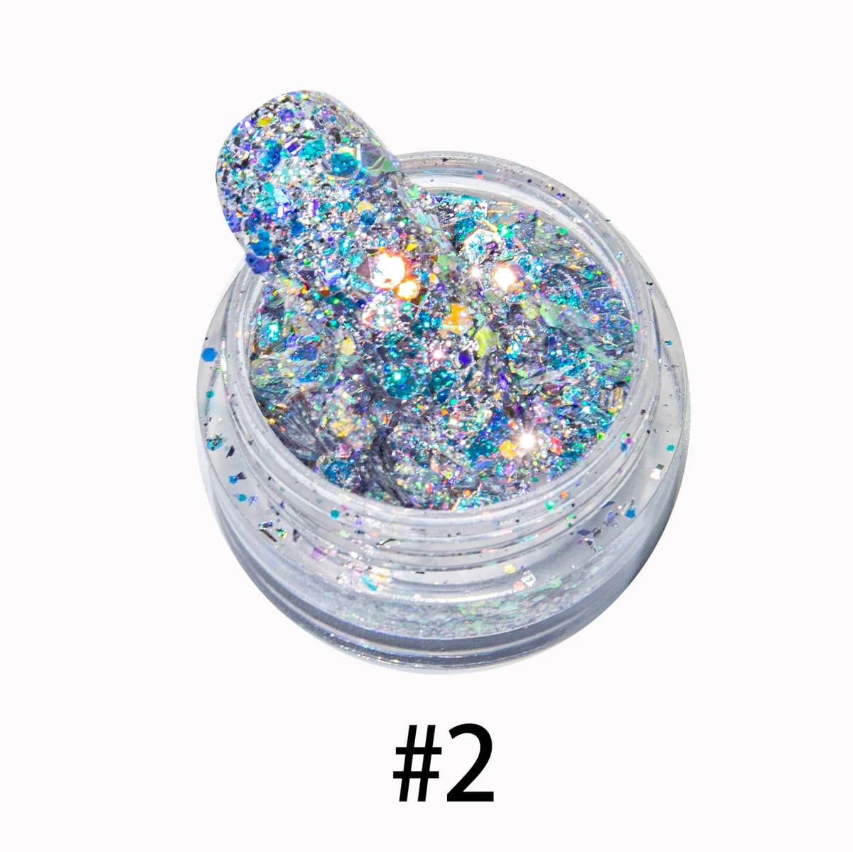 Fluorescent UV Reactive Neon PET Glitter AST-3044