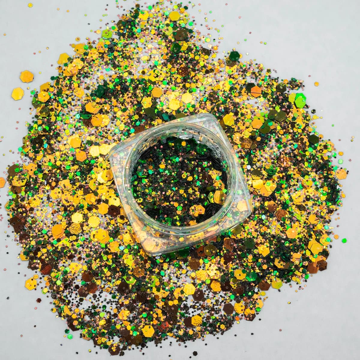 Fluorescent UV Reactive Neon PET Glitter AST-3059
