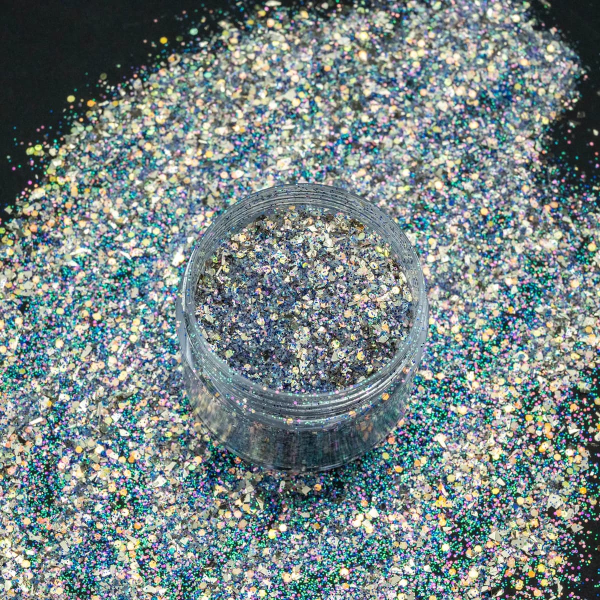 Fluorescent UV Reactive Neon PET Glitter AST-3070