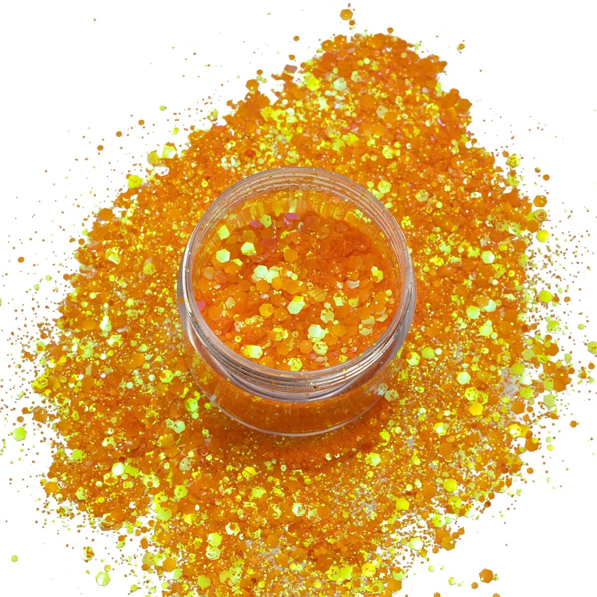 Fluorescent UV Reactive Neon PET Glitter AST-3108