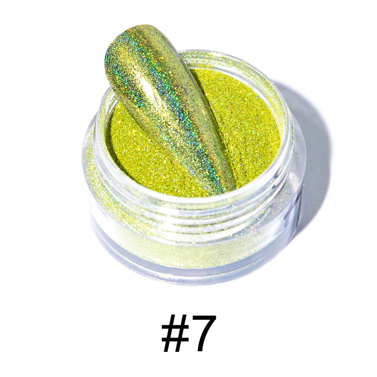 Specular Metallic Mirror PET Glitter Flakes AST-2071 Raw Bulk Formulation