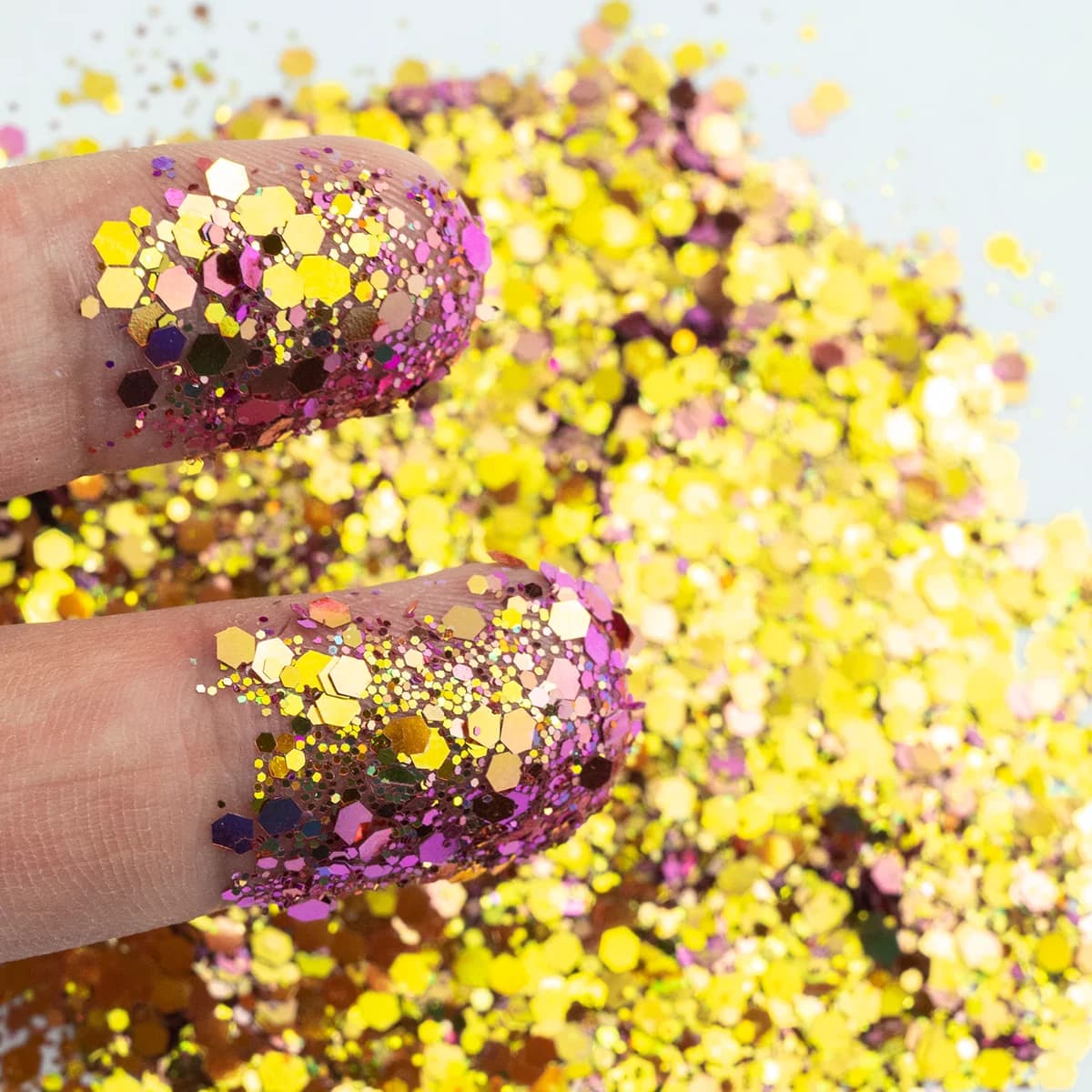 Plant-Derived Biodegradable Eco Glitter Flakes AST-0163