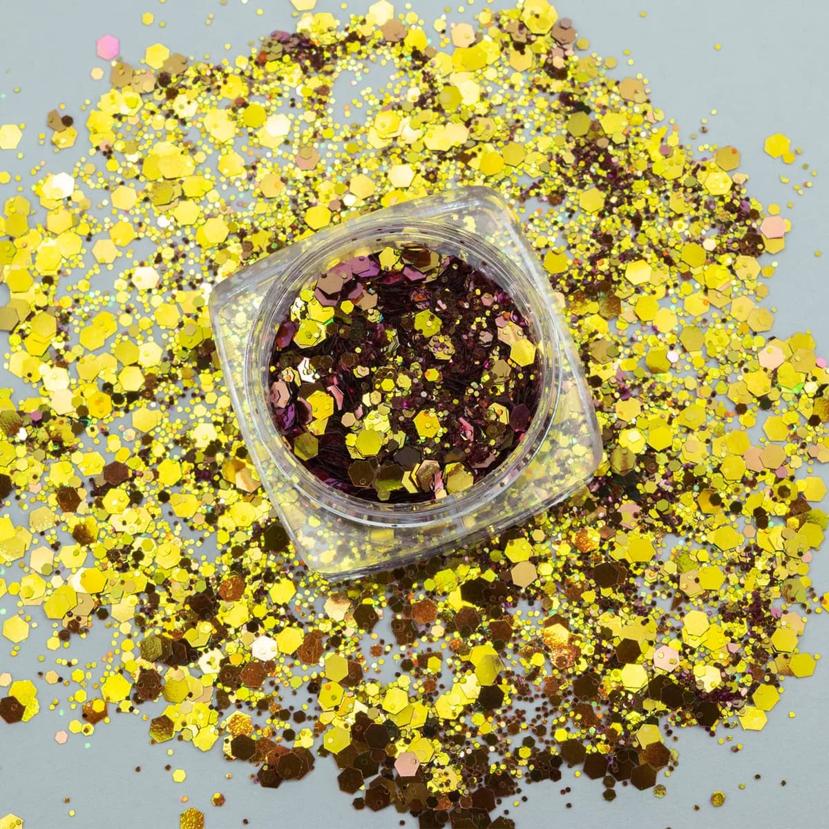 Plant-Derived Biodegradable Eco Glitter Flakes AST-0171