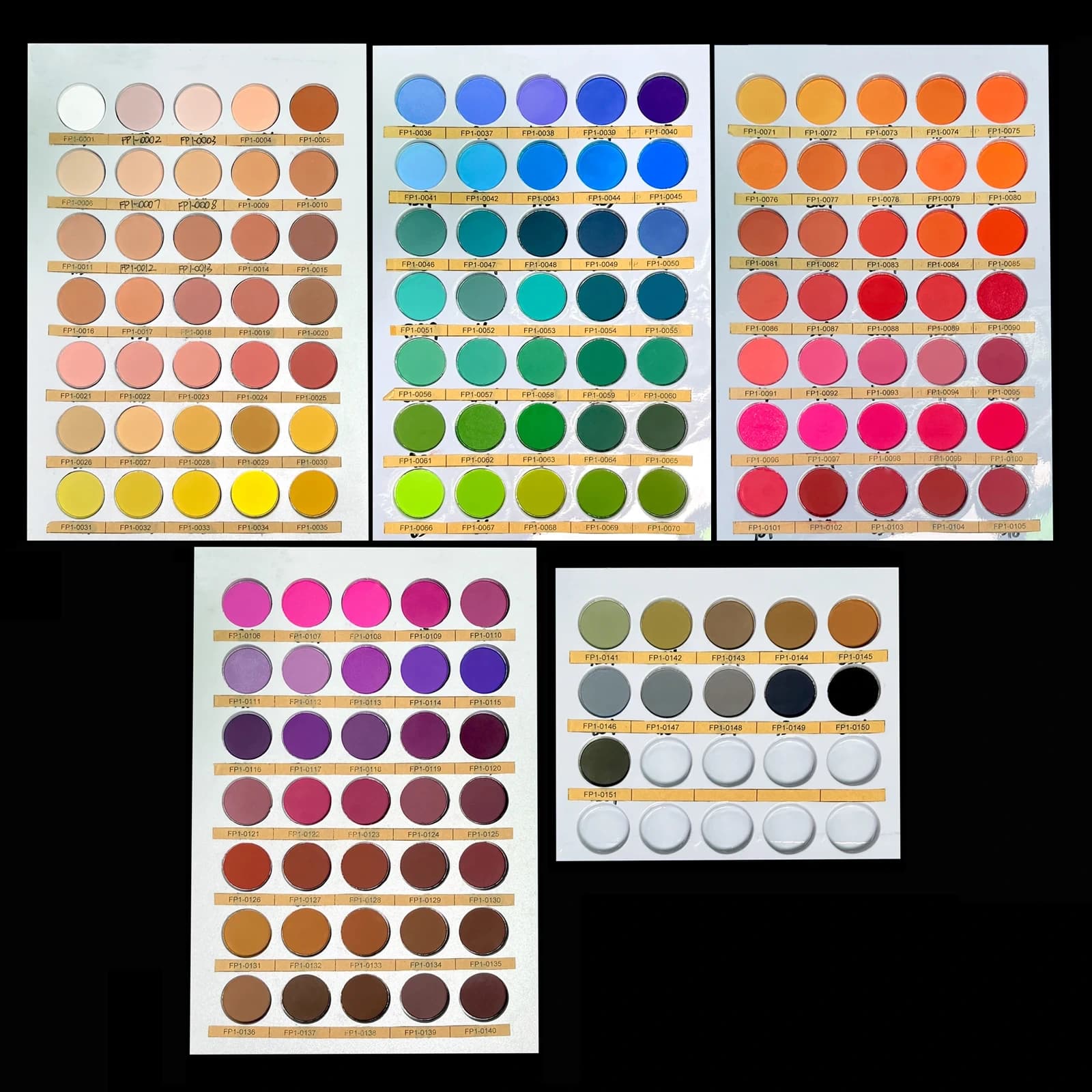 Glitter Supplier Customizes Talc Free Eyeshadow Eye Shadow Palette Matte Shimmer Vegan Eyeshadow Palette Formulation