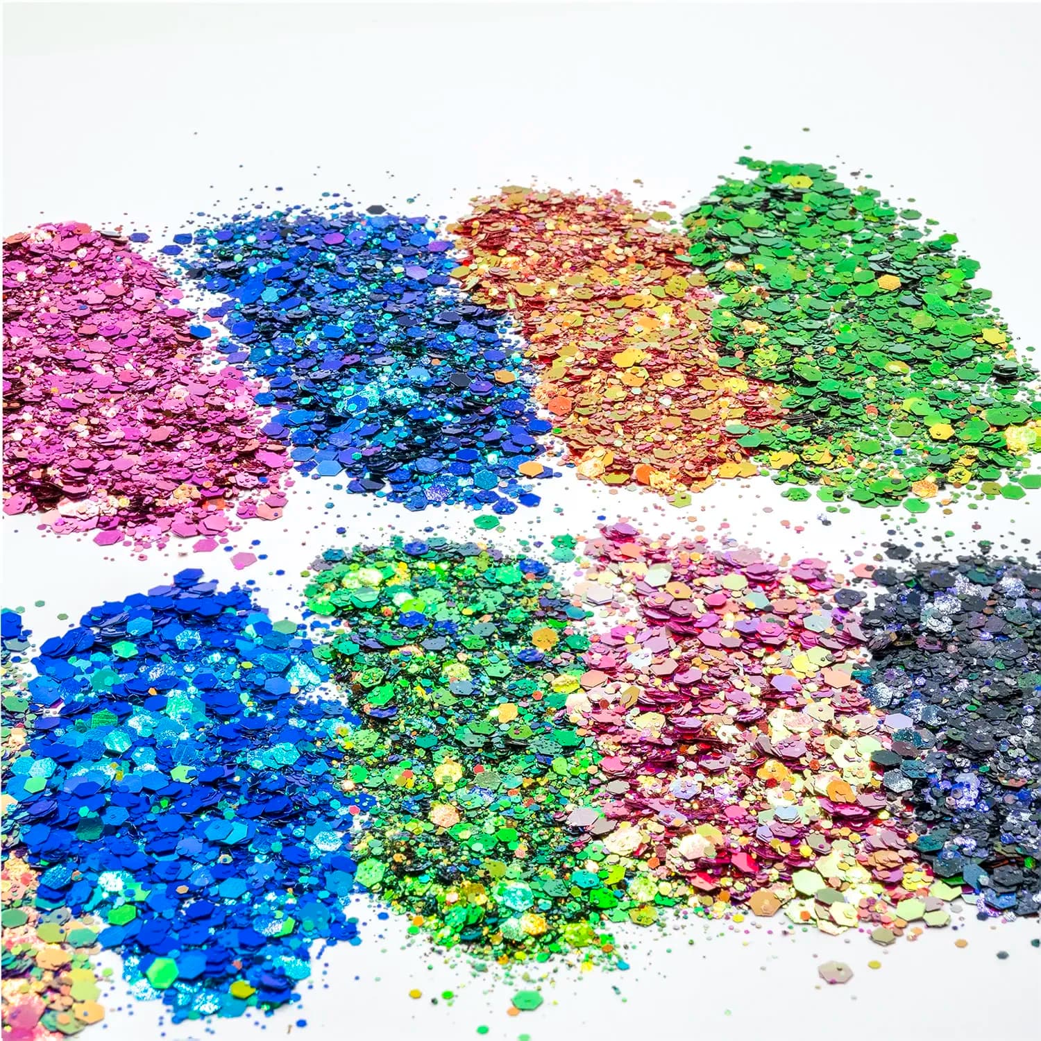 Glitter Supplier Customizes Factory Direct Bulk Glitter Super Bright 1KG Epoxy Resin Cosmetic Grade Mixed BIO Chameleon Glitter Powder Makeup glitter Formulation