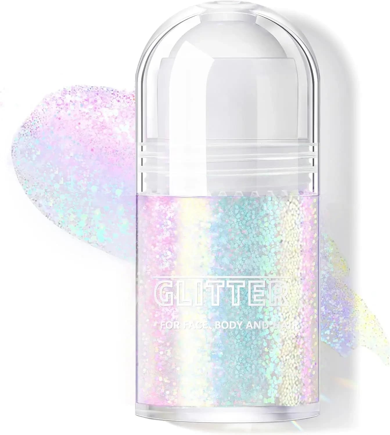 Glitter Supplier Customizes Wholesale Chameleon Color Changing Glitter Gel Holographic Body Glitter Gel Formulation